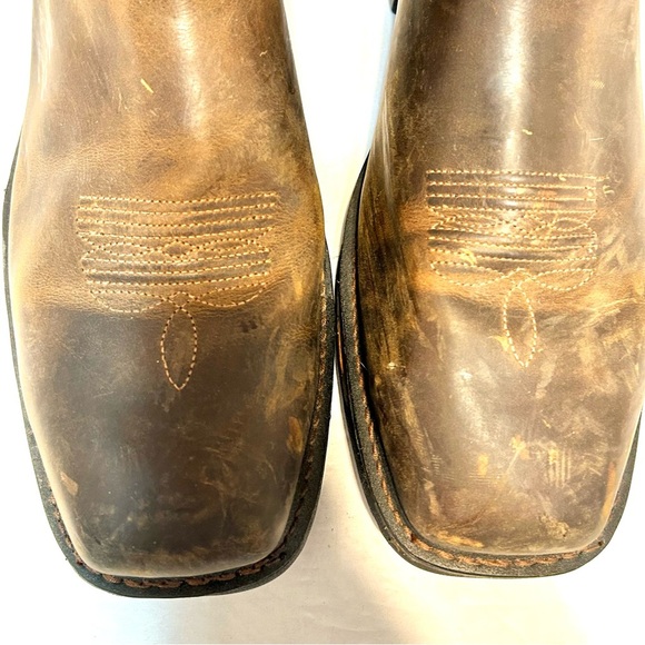 Ariat WorkHog Mens 14D Pull-On Western Boots Steel Toe 100D6961 Brown Orange - Picture 15 of 15